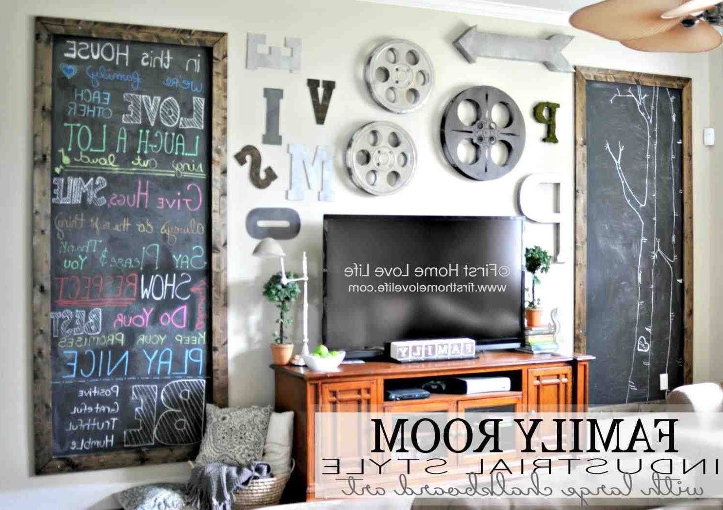 Well Known Diy Industrial Wall Art For The Images Collection Of Wall With Chalkboard Art Diy Rustic (View 1 of 15)
