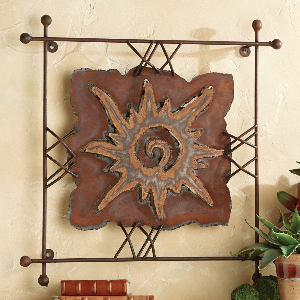 Well Known Sun "rawhide" Metal Wall Art – Large Intended For Large Metal Art (View 2 of 15)