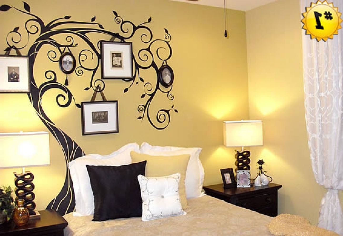 Well Known Wall Art For Bedrooms Throughout Great Interior Bedroom Design With Alluring Wall Decoration Again (View 7 of 15)