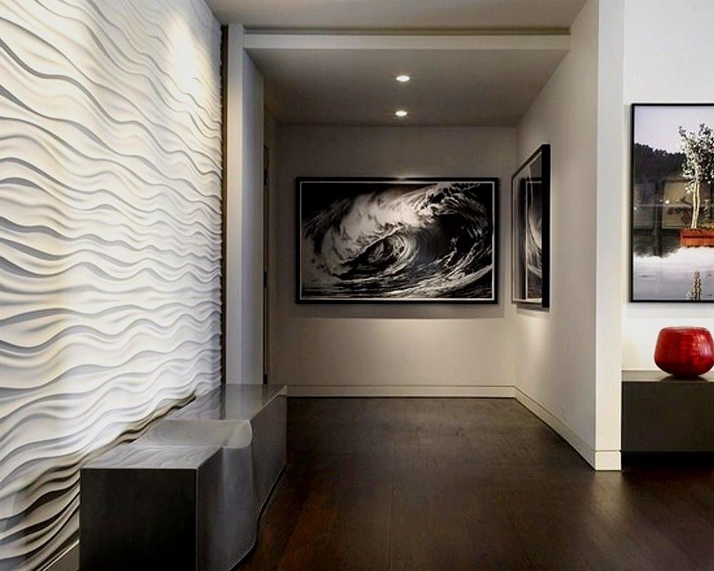 Well Liked Painting 3d Wall Panels In 3d Contemporary Wall Panels : Contemporary Wall Panels Design (View 10 of 15)