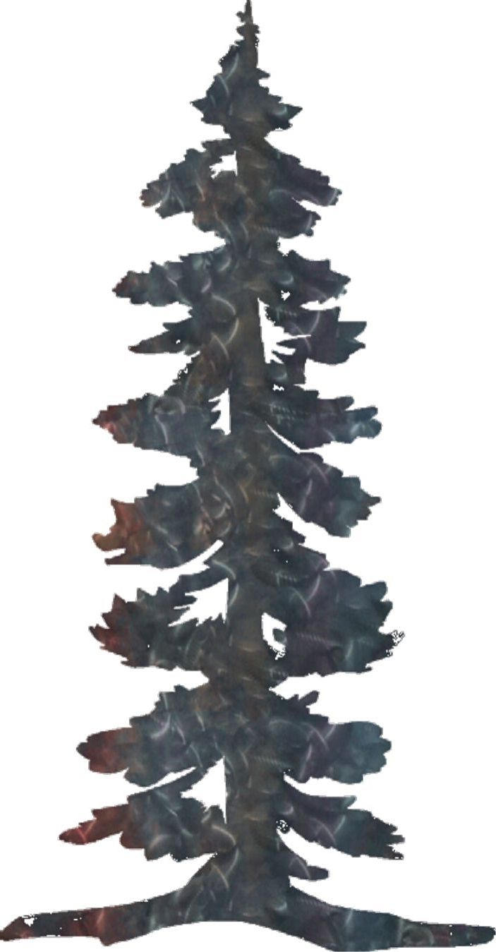 Well Liked Pine Tree Metal Wall Art Throughout Pine Tree And Mountain Scene Clipart – Clip Art Library (View 14 of 15)