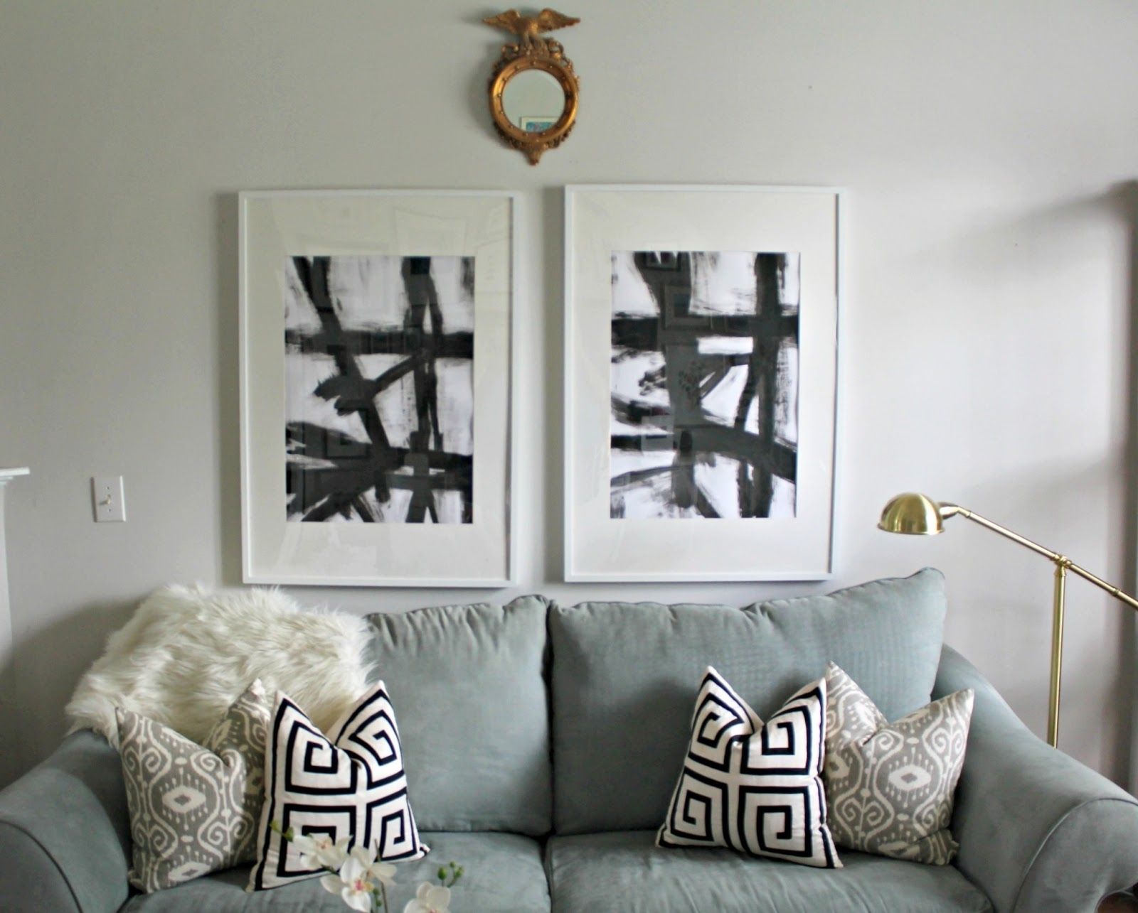 West Elm Abstract Wall Art Regarding Trendy Diy Knock Off West Elm Abstract Art – Shannon Claire (View 9 of 15)