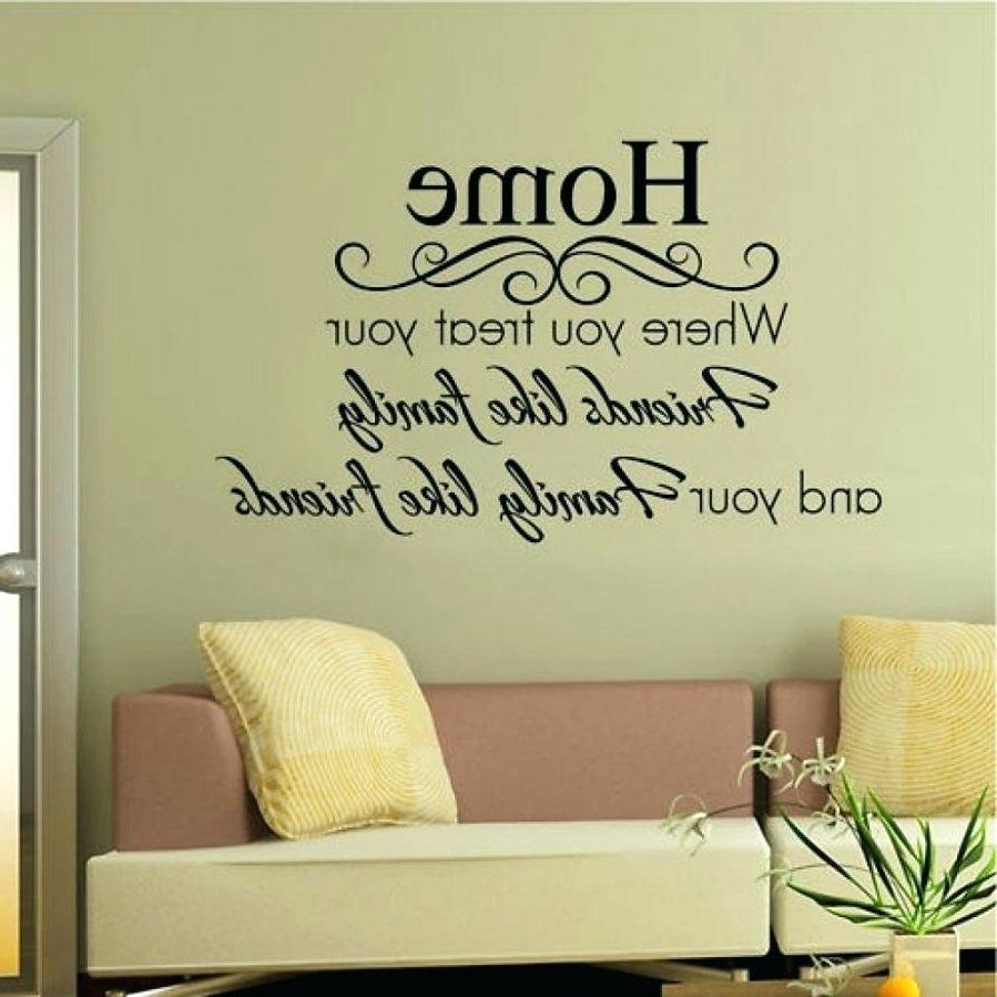 Wooden Words Wall Art With Regard To Most Popular Wall Art Decals Sayings Wall Ideas Wall Decor Words Wood Wall (View 14 of 15)