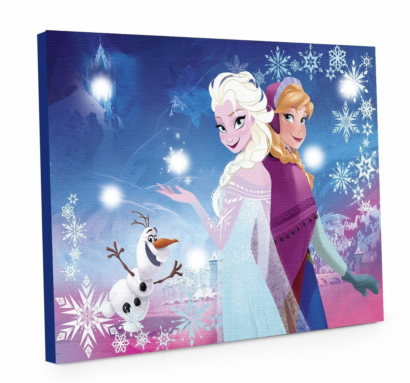Amazon: Disney Frozen Canvas Led Wall Art: Toys & Games Regarding Fashionable Elsa Canvas Wall Art (View 3 of 15)