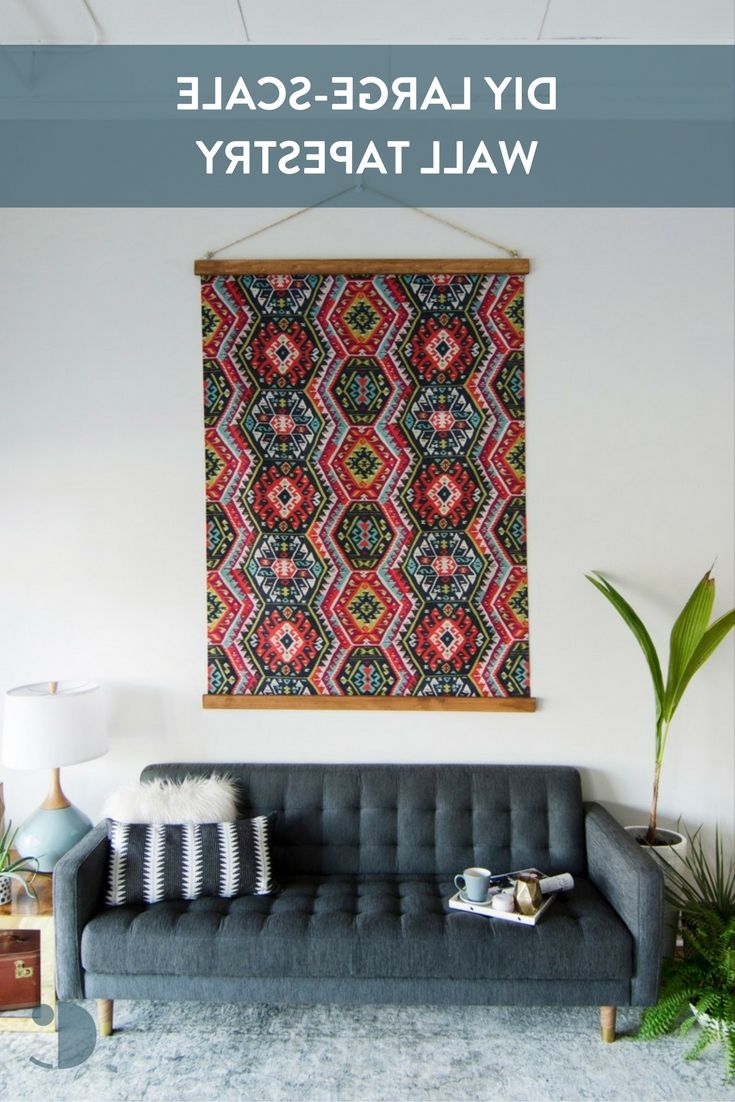 Best And Newest Everything You Ever Wanted To Know About Fabric + An Easy Project With Regard To Ikat Fabric Wall Art (View 8 of 15)