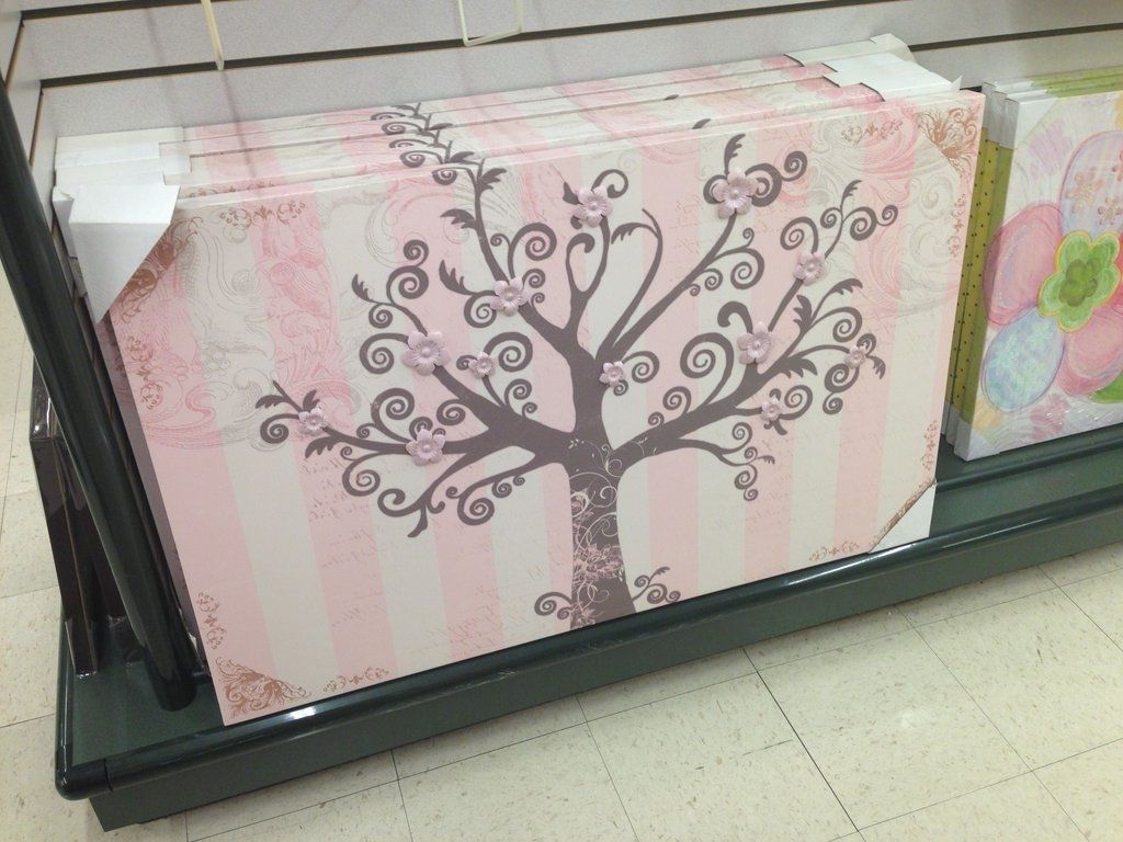 Best And Newest Hobby Lobby Canvas Wall Art Regarding Pink Tree Flower Wall Art Hobby Lobby Mila Marie A Painter Table (View 12 of 15)