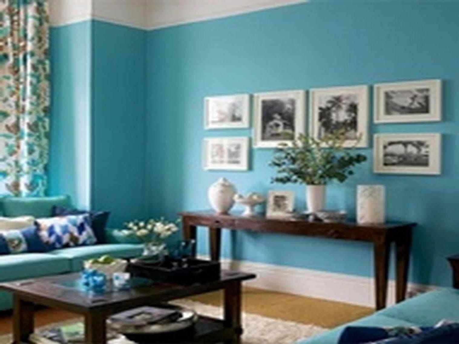 Blue Wall Accents Pertaining To Current Blue Wall Decor Art Blue And Brown Living Room Ideas Pinterest (View 6 of 15)