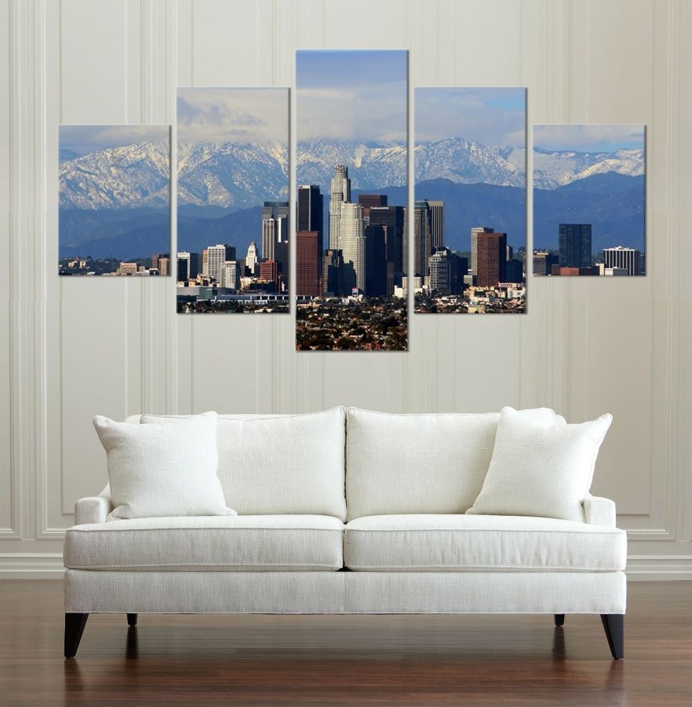 Buy Los Angeles Paintings And Get Free Shipping On Aliexpress Regarding Most Up To Date Los Angeles Canvas Wall Art (View 7 of 15)