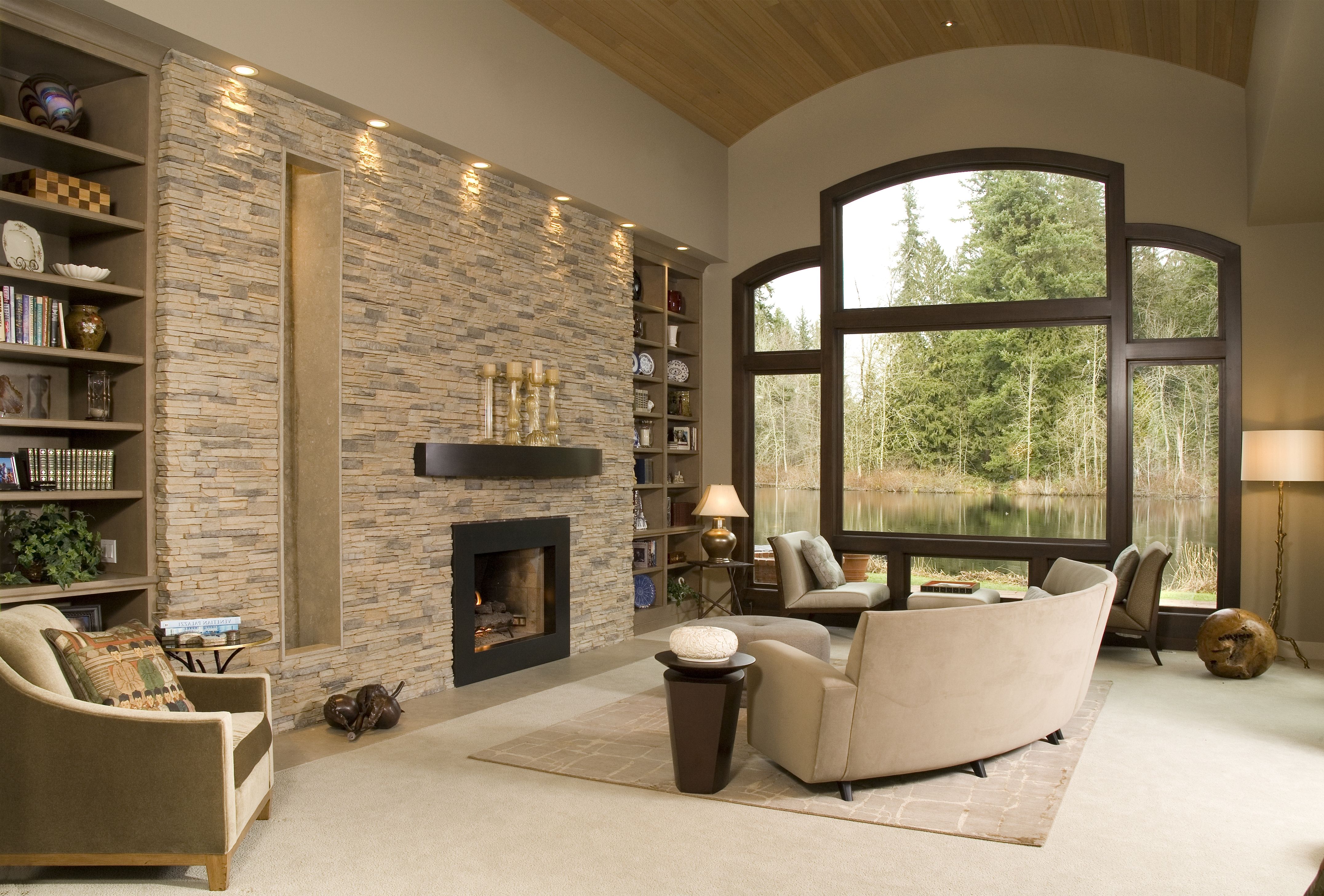 Eldorado Stone – Accent Wall Alderwood Stacked Stonewould Love Intended For Most Up To Date Wall Accents With Tv (View 4 of 15)