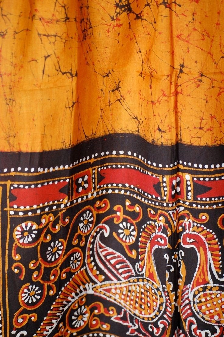 Indian Batik Fabric Scarf Hangingmetaphor1001 Intended For Newest Batik Fabric Wall Art (View 11 of 15)