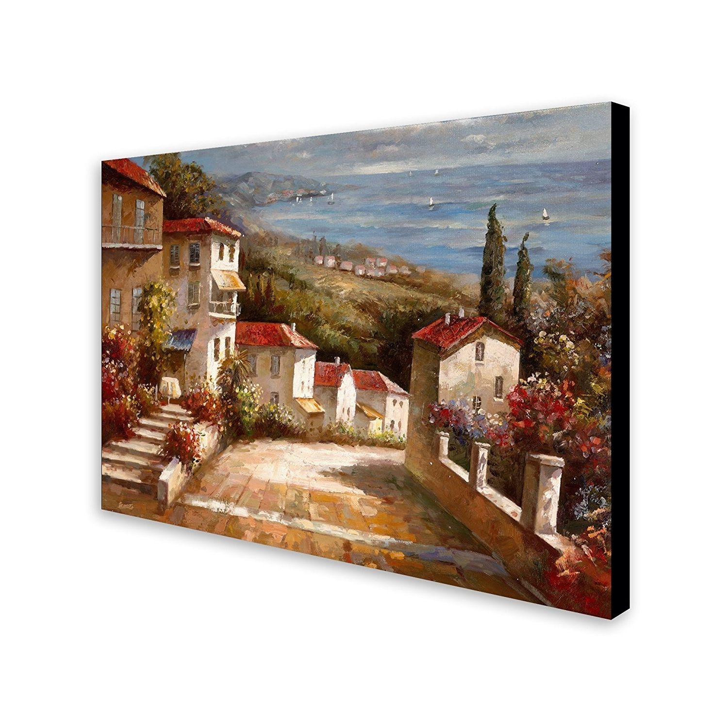 Joval Canvas Wall Art Within Most Recently Released Amazon: Trademark Art "home In Tuscany" Canvas Artjoval (View 2 of 15)