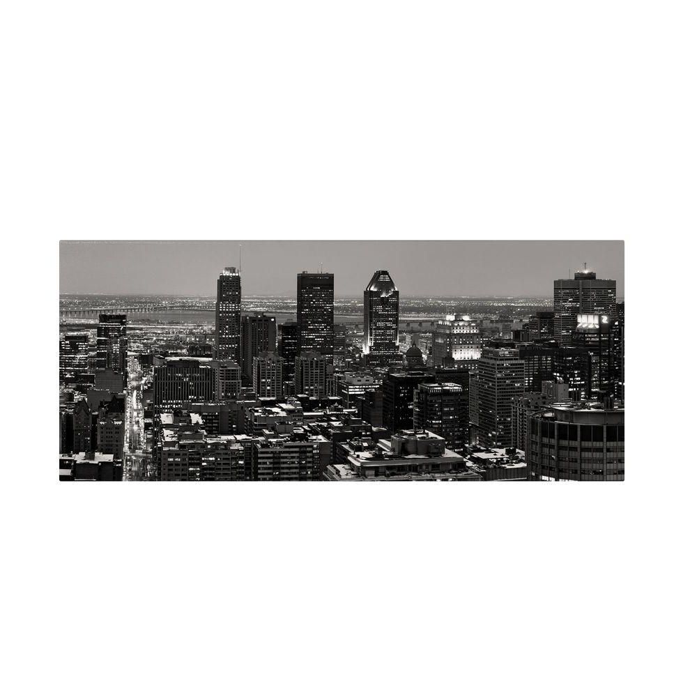 Latest Montreal Canvas Wall Art Regarding Trademark Fine Art 24 In. X 47 In (View 4 of 15)