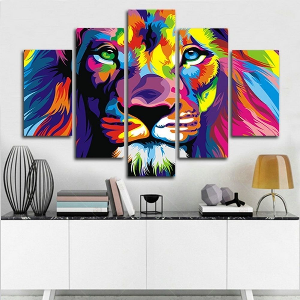 Lion King Canvas Wall Art Throughout 2017 Amazon: H (View 7 of 15)