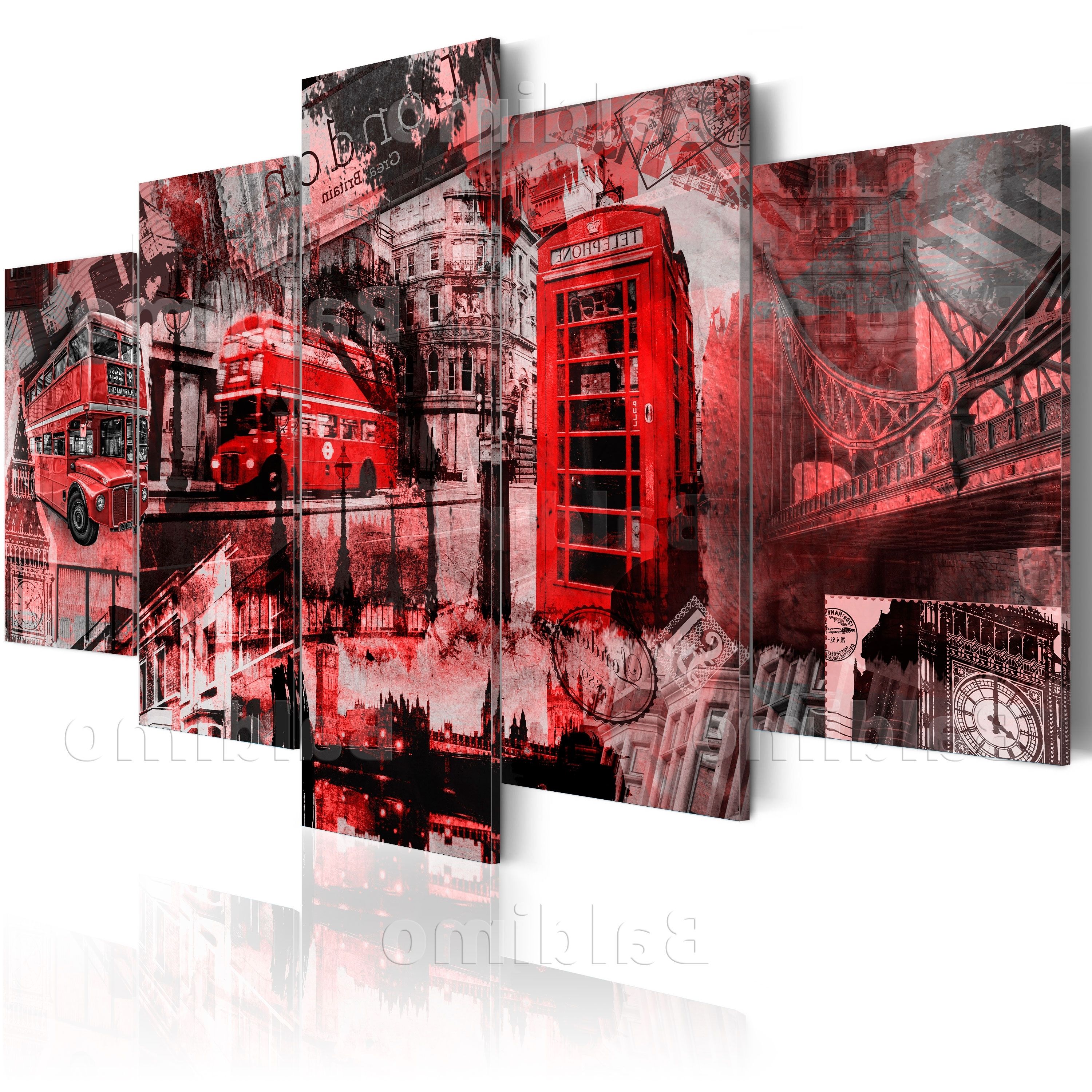London Canvas Wall Art Throughout Well Known Large Canvas Wall Art Print + Image + Picture + Photo London (View 2 of 15)