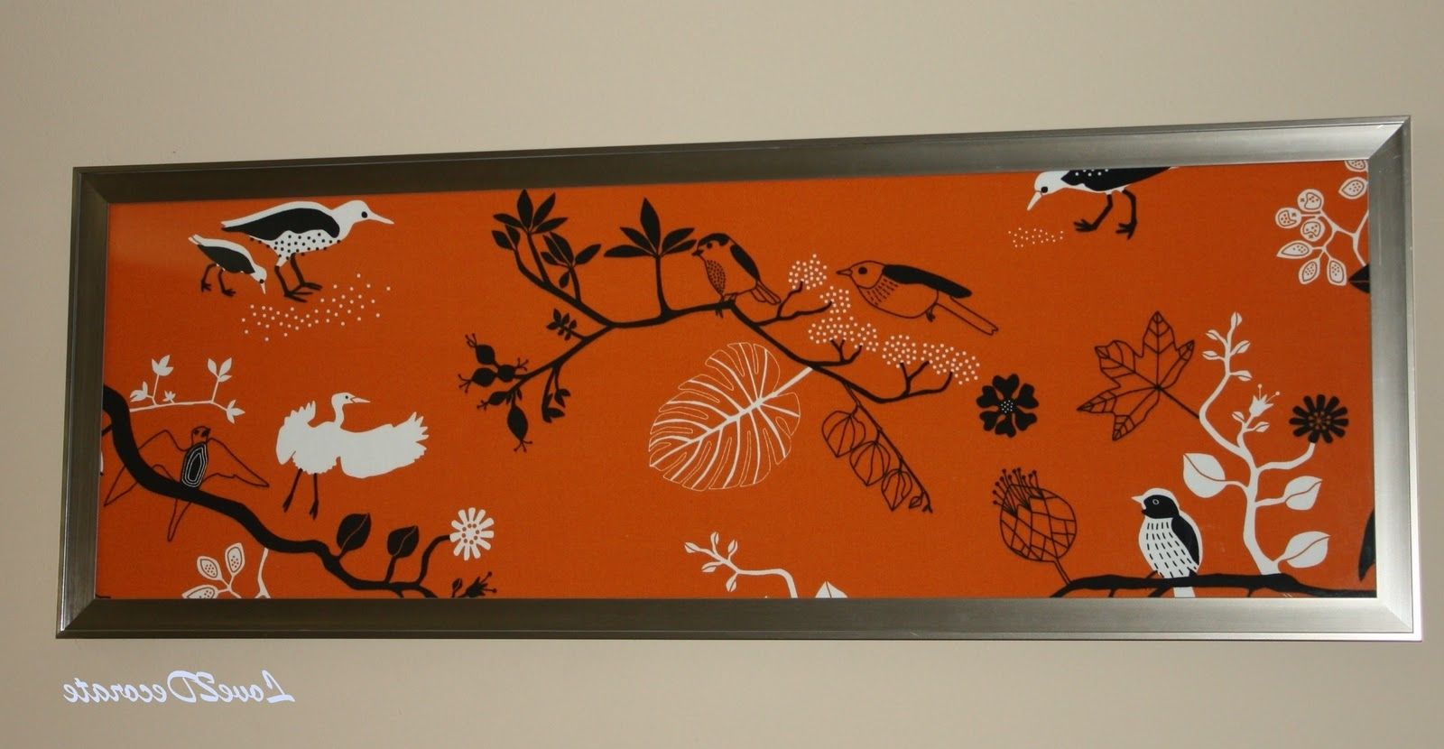 Love 2 Decorate: Frame + Fabric = Wall Art Throughout Famous Cheap Fabric Wall Art (View 15 of 15)