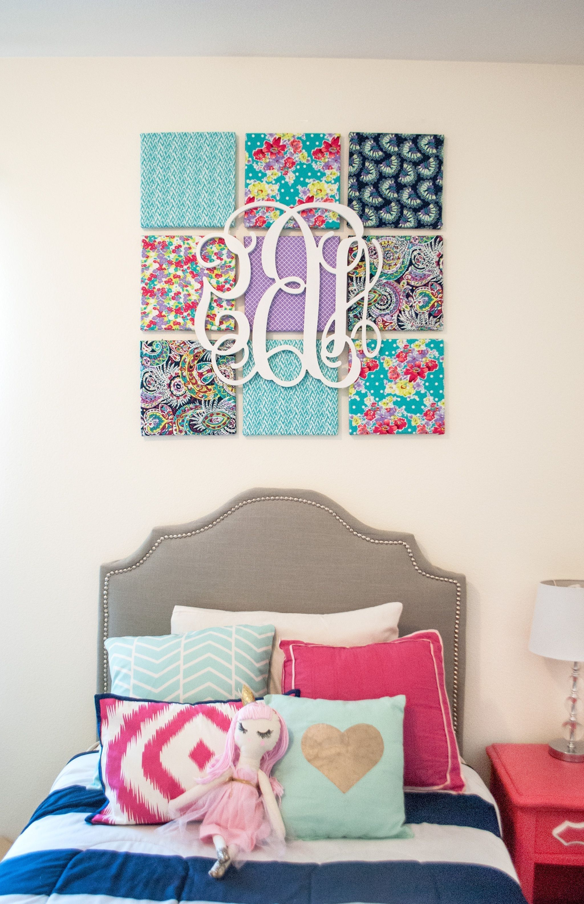 Monogram Wall, Kids Rooms And Monograms (View 4 of 15)