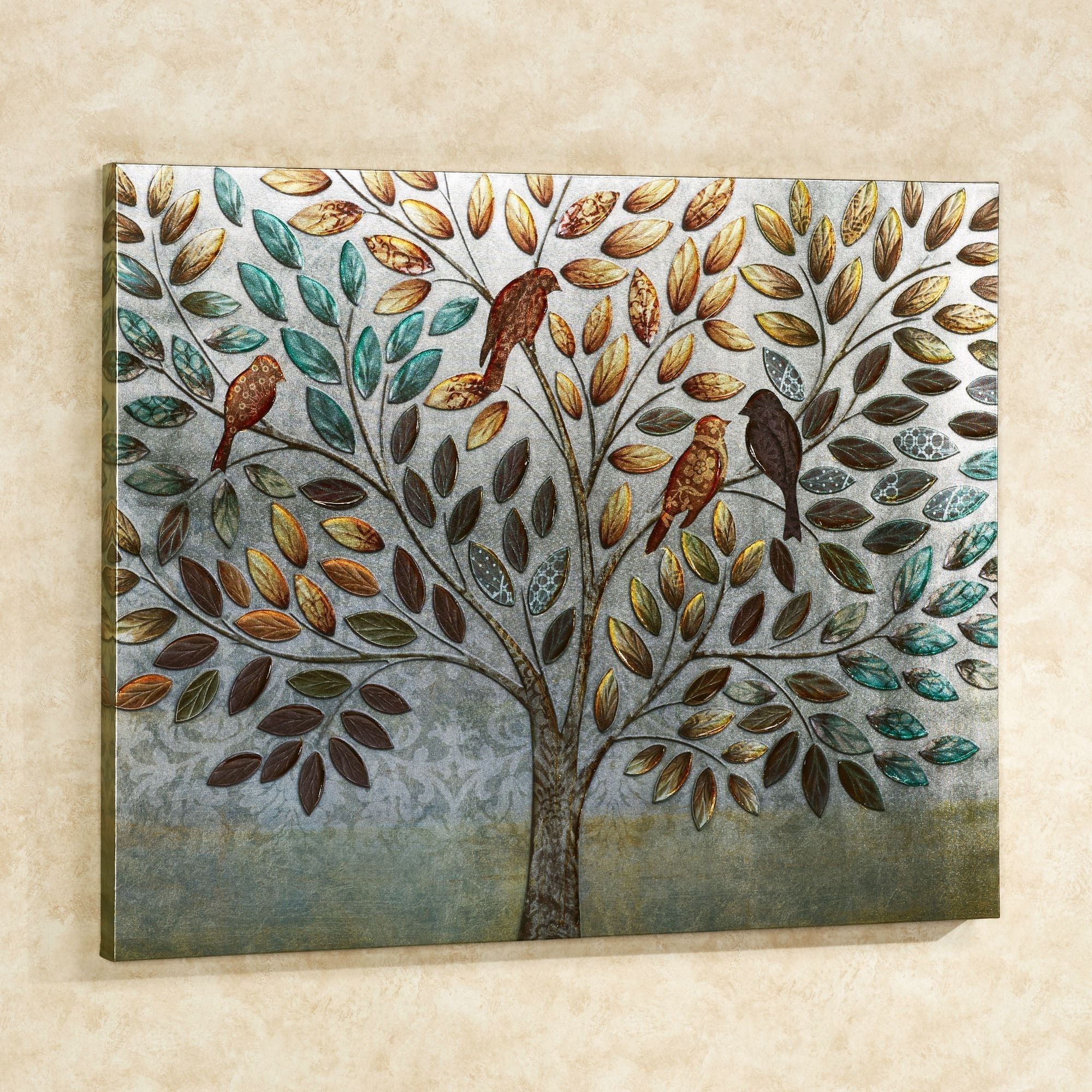 Most Current Canvas Wall Art Of Trees With Regard To Natures Splendor Birds In Tree Canvas Wall Art (View 1 of 15)