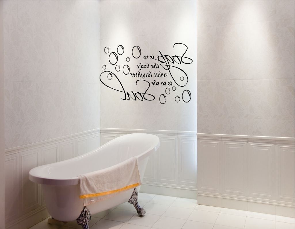 Most Recent Wall Accents For Bathrooms Inside Ideas For Bathroom Wall Decorations • Bathroom Decor (View 6 of 15)