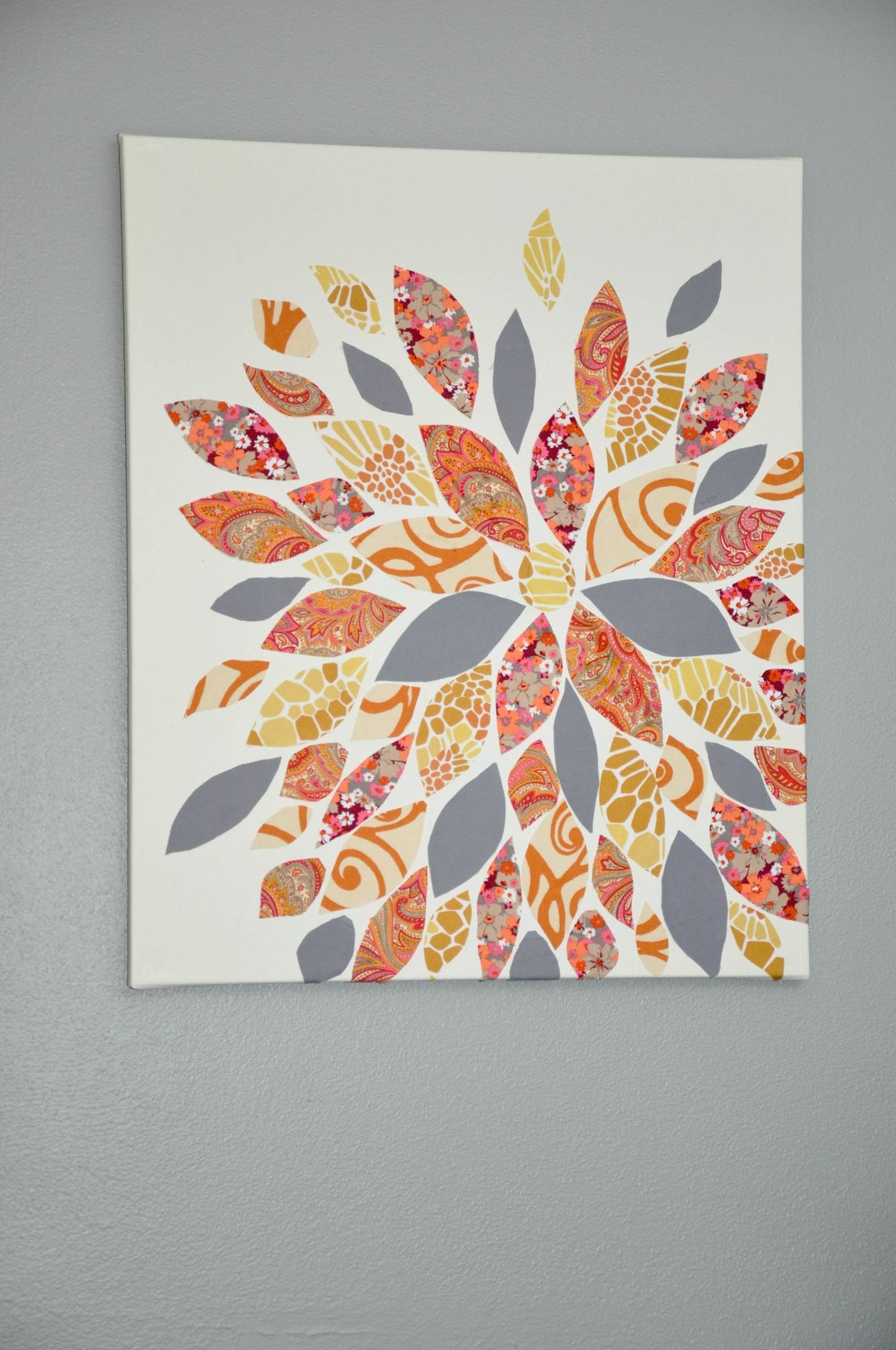 Newest Fabric Scrap Wall Art Regarding This Is So Cute And So Easy! Gosh I Can't Wait To Own My Own (View 11 of 15)