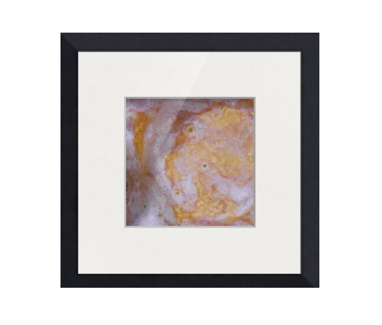 Orange Beige And White Modern Framed Prints (View 8 of 15)