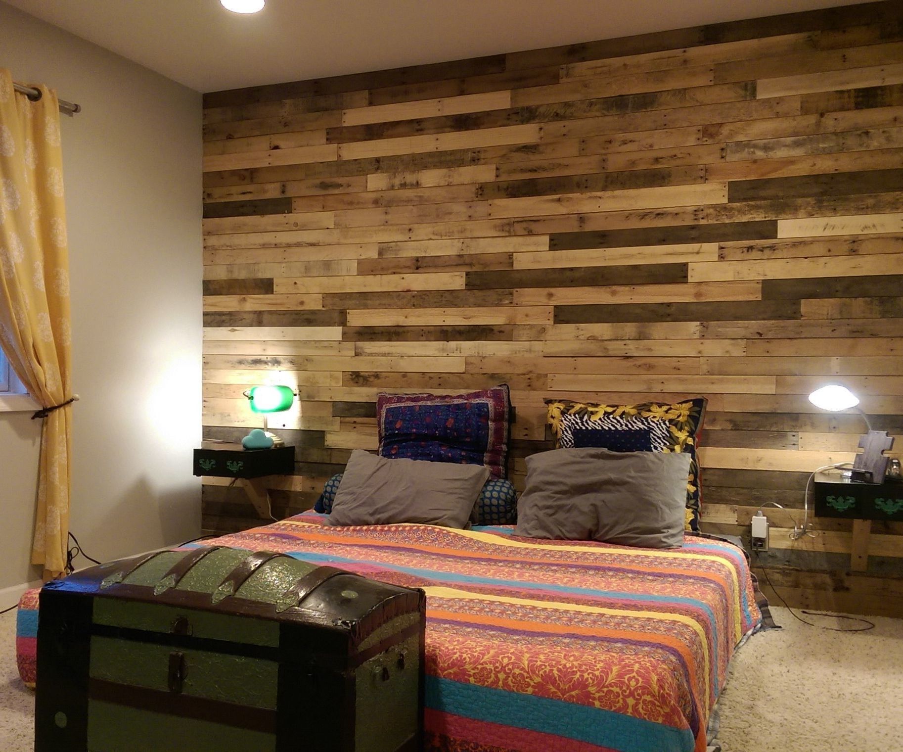 Pallet Accent Wall: 4 Steps (with Pictures) Within Most Current Wall Accents With Pallets (View 1 of 15)