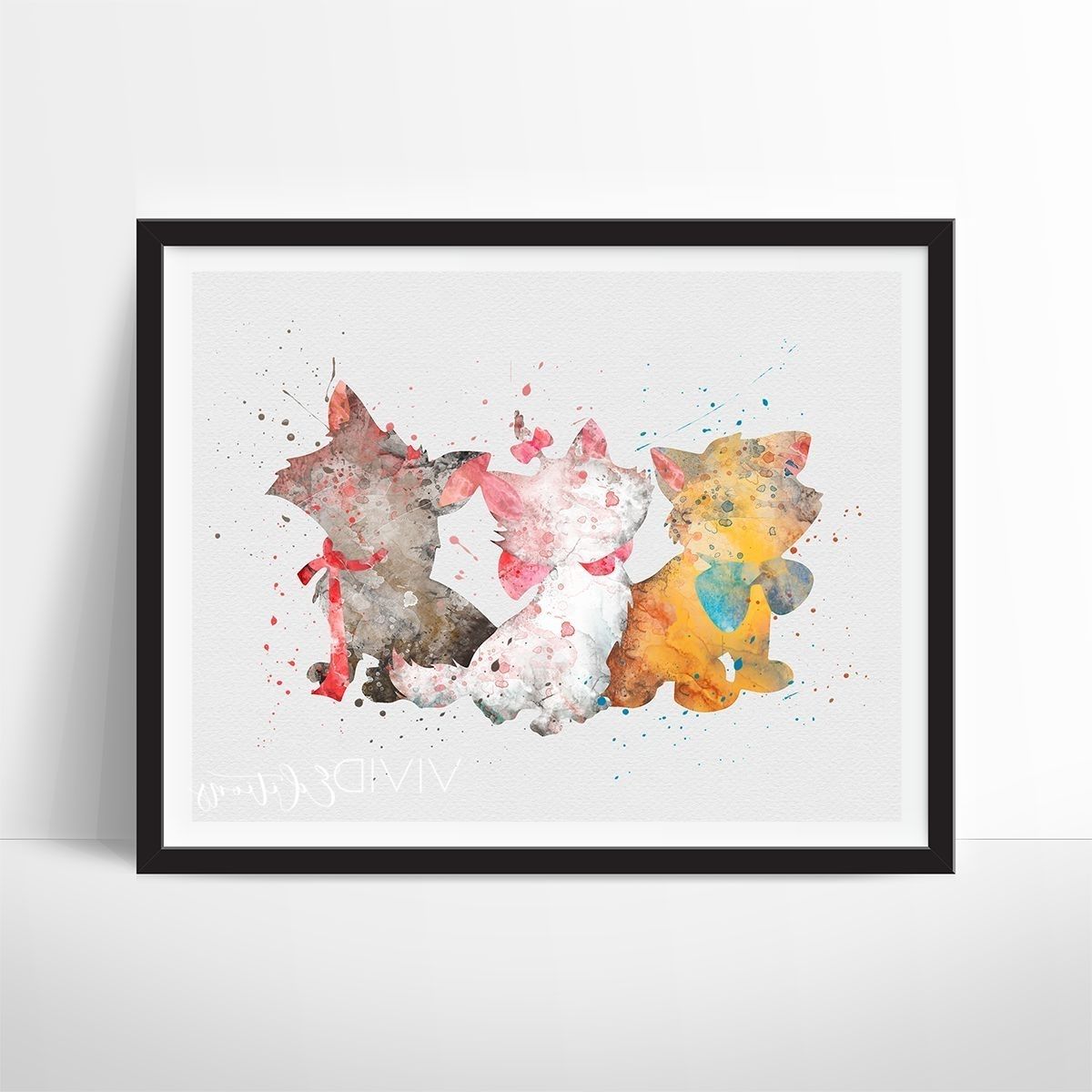 Popular Disney Framed Art Prints Throughout Decorate Your Nursery With Watercolor Art Prints For Nursery Walls (View 13 of 15)