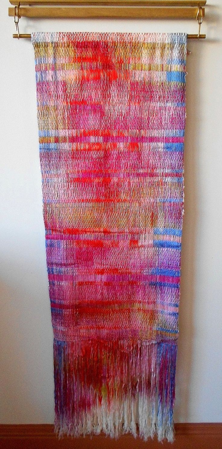 Preferred Woven Textile Wall Art Pertaining To 358 Best Weaving Images On Pinterest (View 1 of 15)