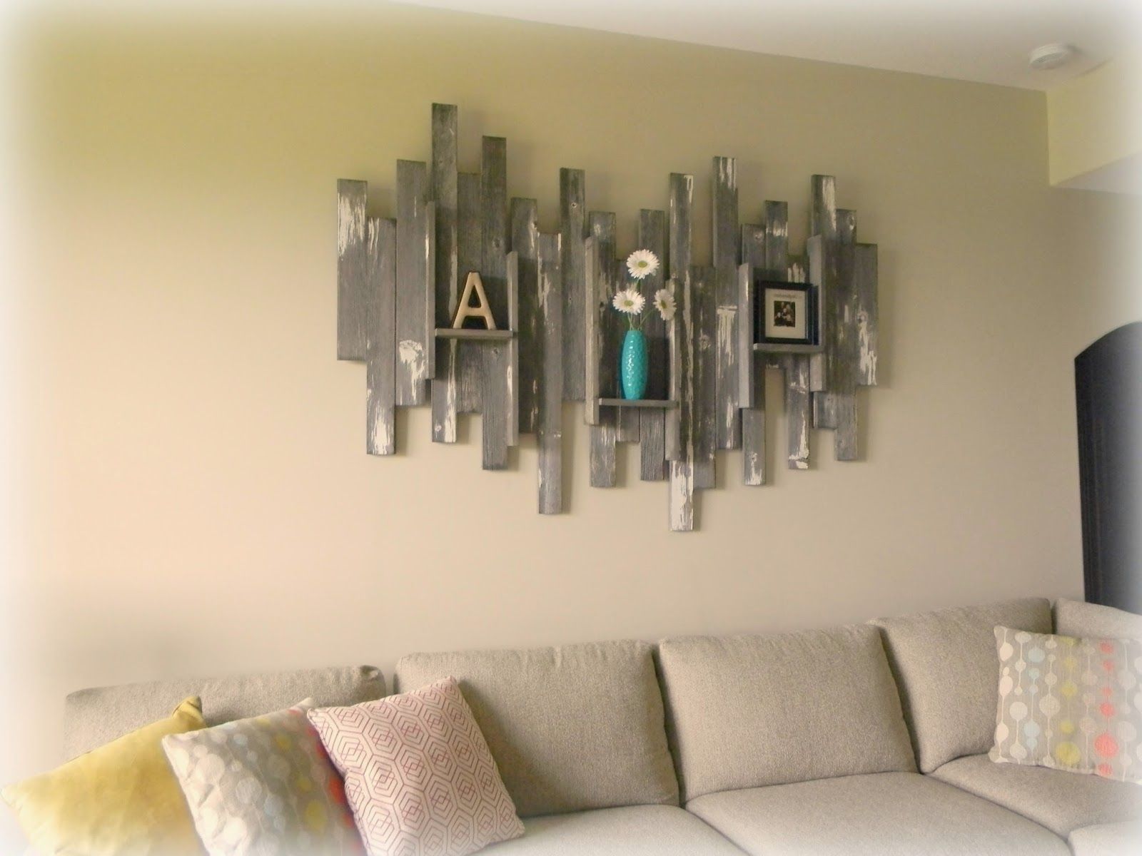 Rustic Fabric Wall Art Pertaining To Favorite Decorations (View 6 of 15)