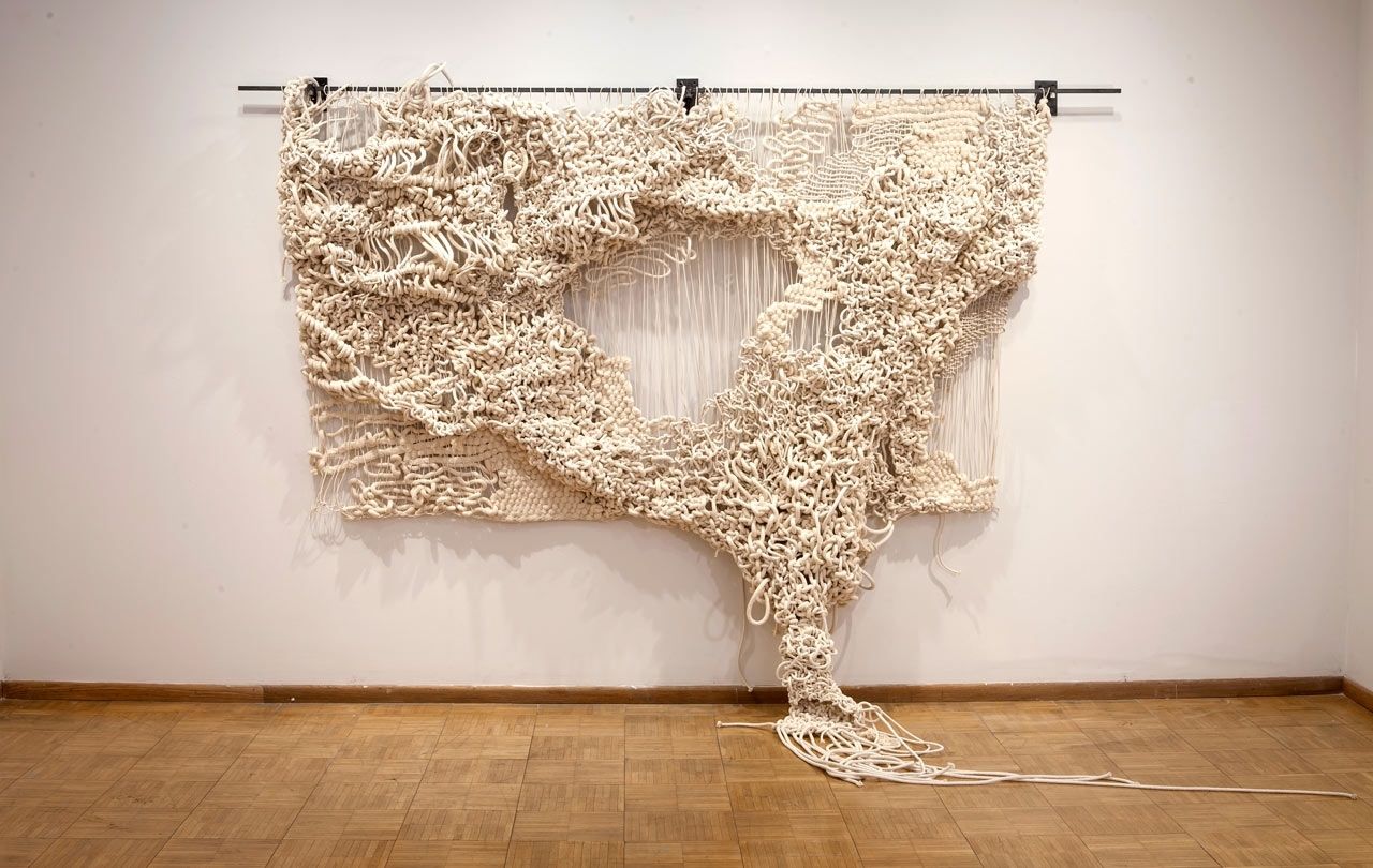 Textile Wall Art Inside Famous Sculptural Wall Hangingsjacqueline Surdell – Design Milk (View 5 of 15)