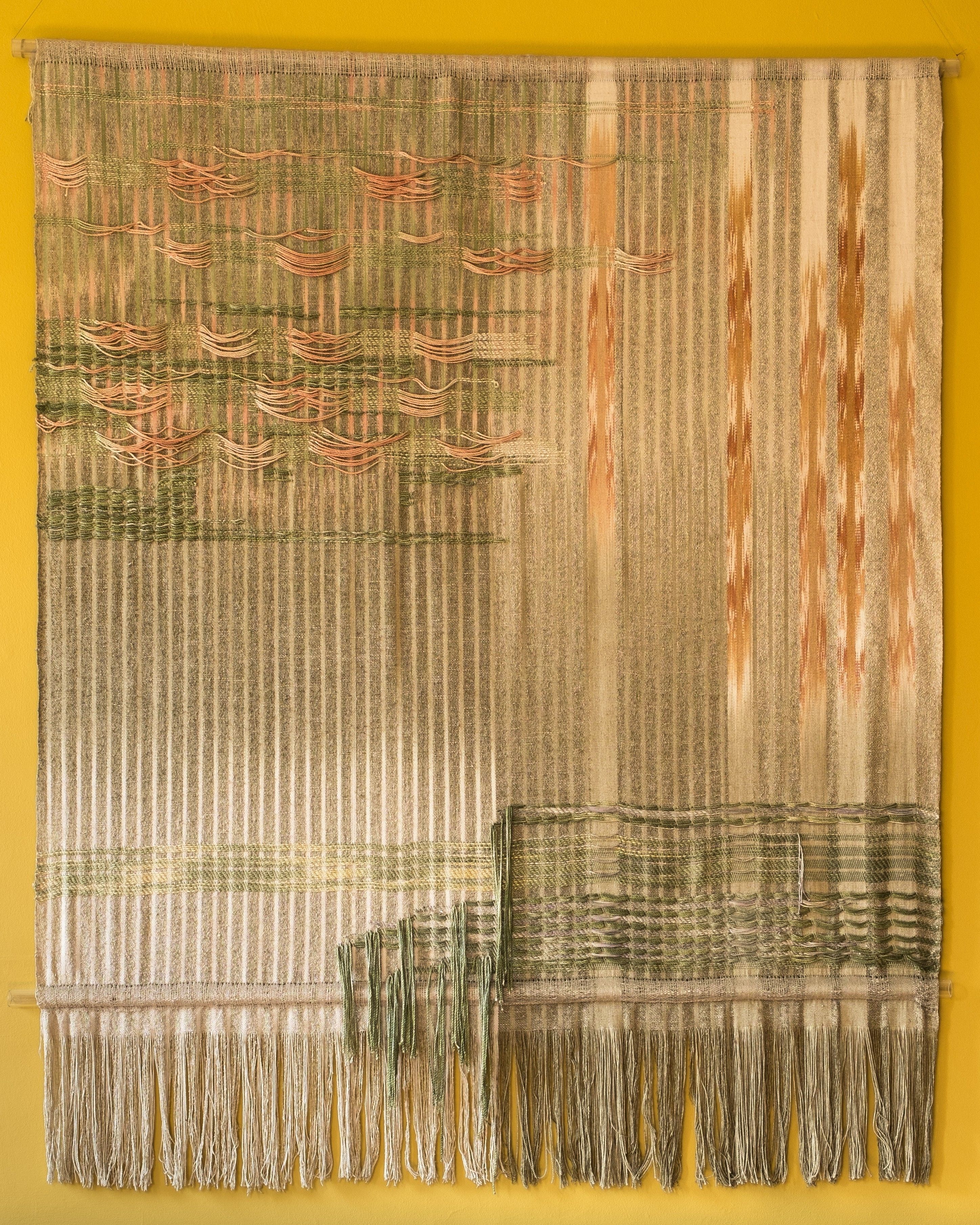 Textile Wall Art Intended For Widely Used Beyond The Garden Wall – Textile Wall Hangingheidi Lichterman (View 12 of 15)