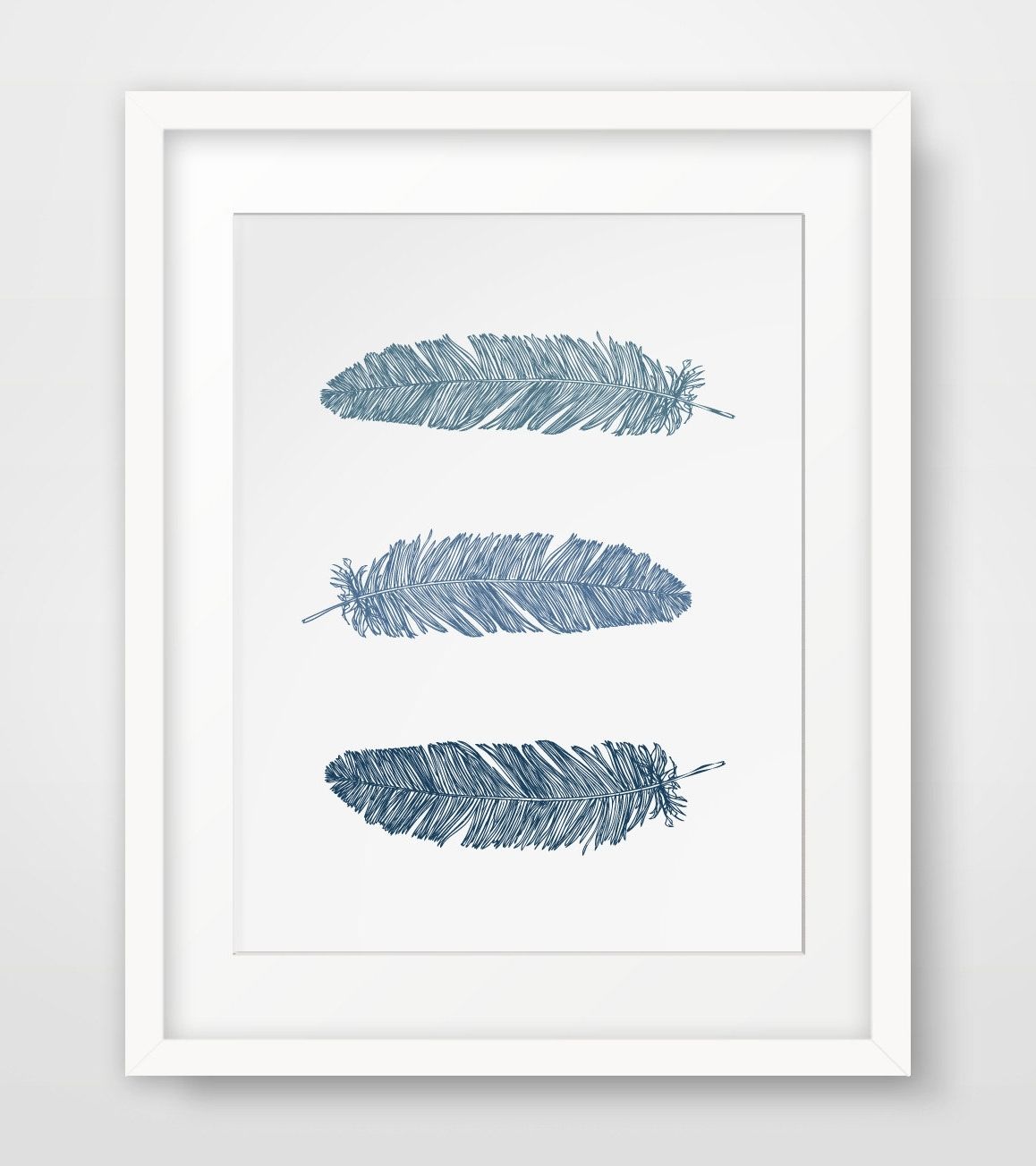 Wall Art Ideas Design : Acrylic Paint Feather Wall Art Plastic Inside Most Recently Released Navy Canvas Wall Art (View 11 of 15)