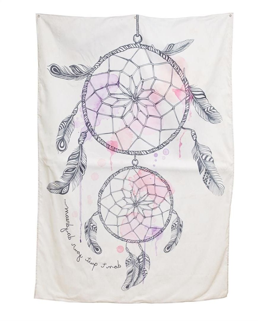 Well Known Dreamcatcher Fabric Wall Art For Fabric Wall Hanging #typoshop #style #decor #apartment #home (View 1 of 15)