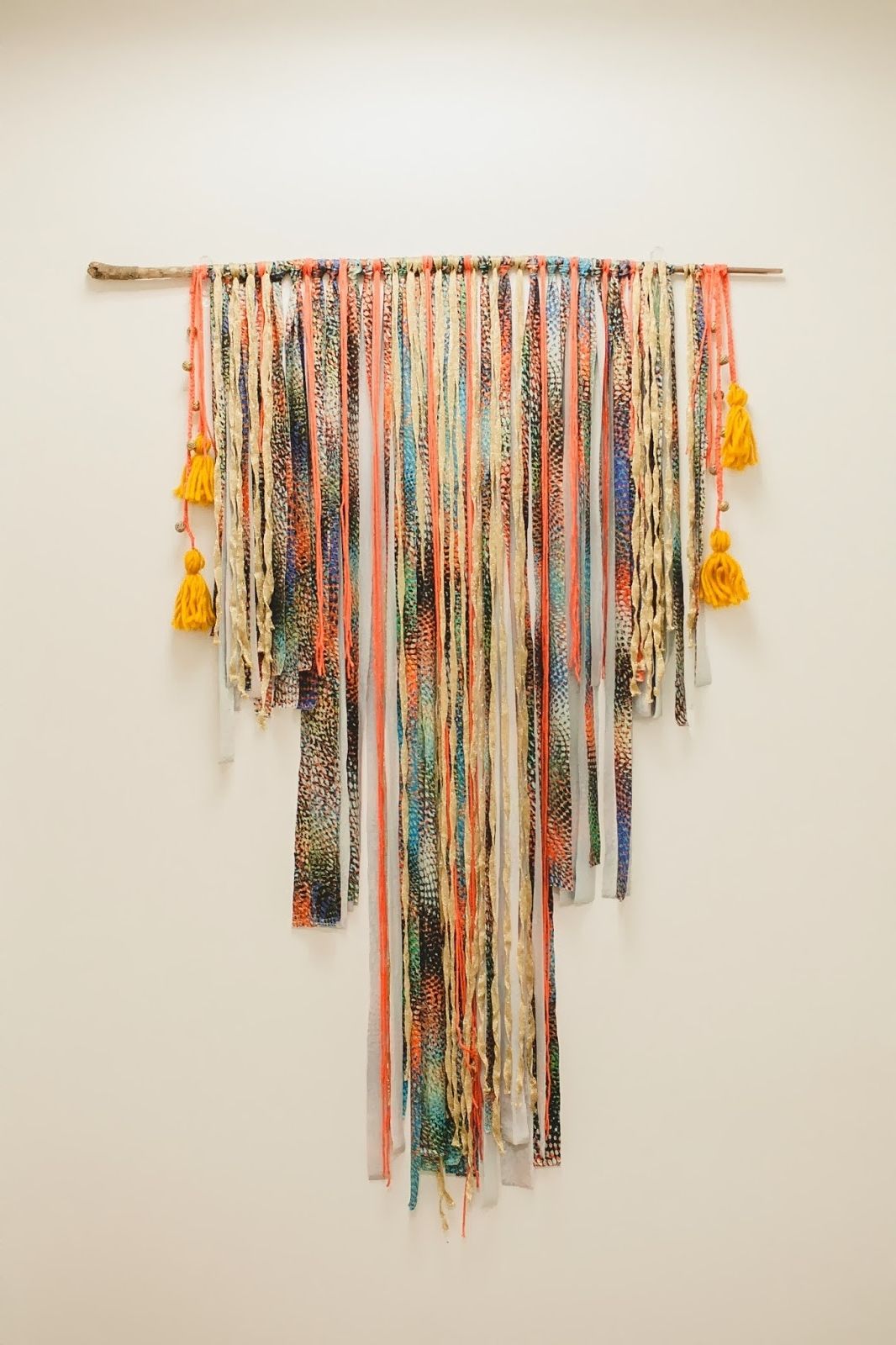 Well Known Fabric Art Wall Hangings Intended For Diy Wall Hanging // Tapestry (View 7 of 15)