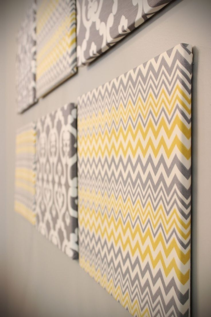 Well Known Fabric Stretched Over Wooden Frames? I Might Have To Experiment Within Fabric Wall Art Panels (View 13 of 15)