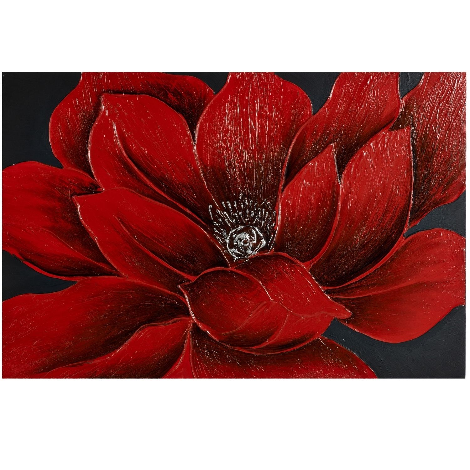 Well Known Red Flowers Canvas Wall Art Regarding Wall Art: Beautiful Images About Red Flower Canvas Wall Art Canvas (View 1 of 15)