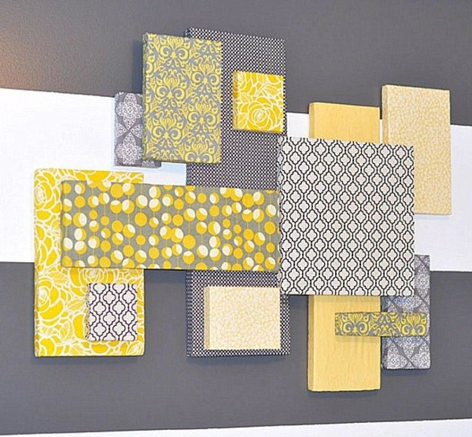 Well Known Styrofoam And Fabric Wall Art Intended For Amazing Modern Wall Decoration Design Ideas To Beautify Space (Photo 1 of 15)