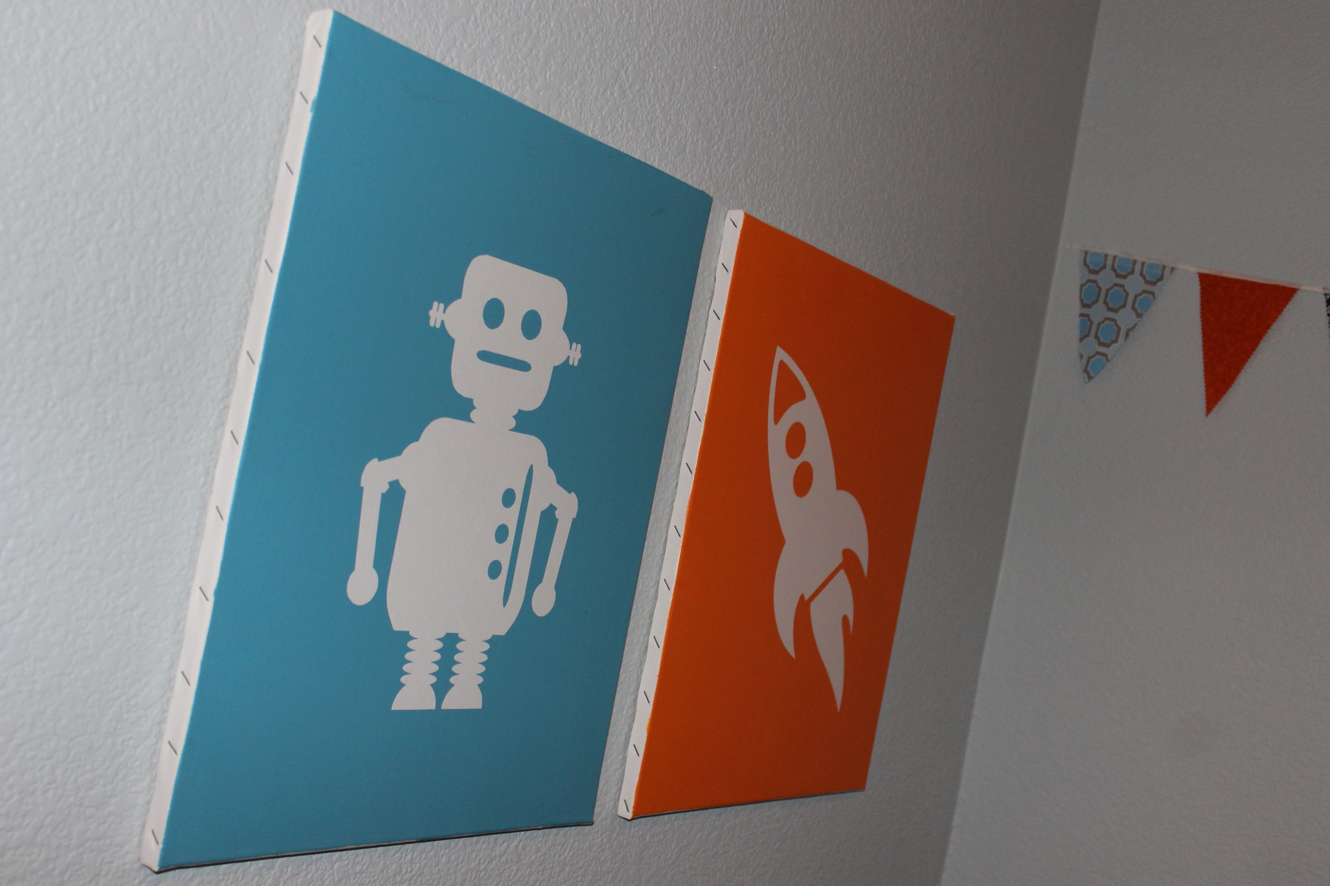 Well Liked Simply Made Sunday: Ombre Canvas Art Regarding Robot Canvas Wall Art (View 3 of 15)