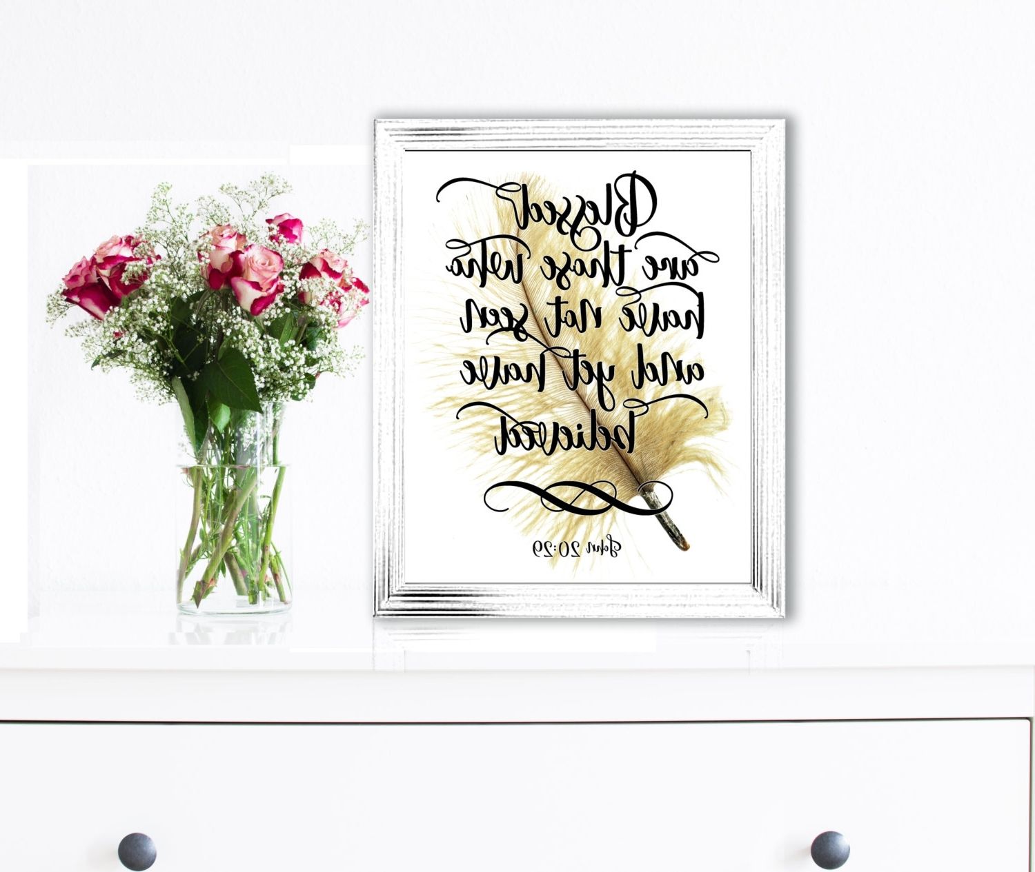 Widely Used Christian Framed Art Prints With Bible Verse Wall Art Print Bible Quotes Scripture Prints Christian (View 15 of 15)
