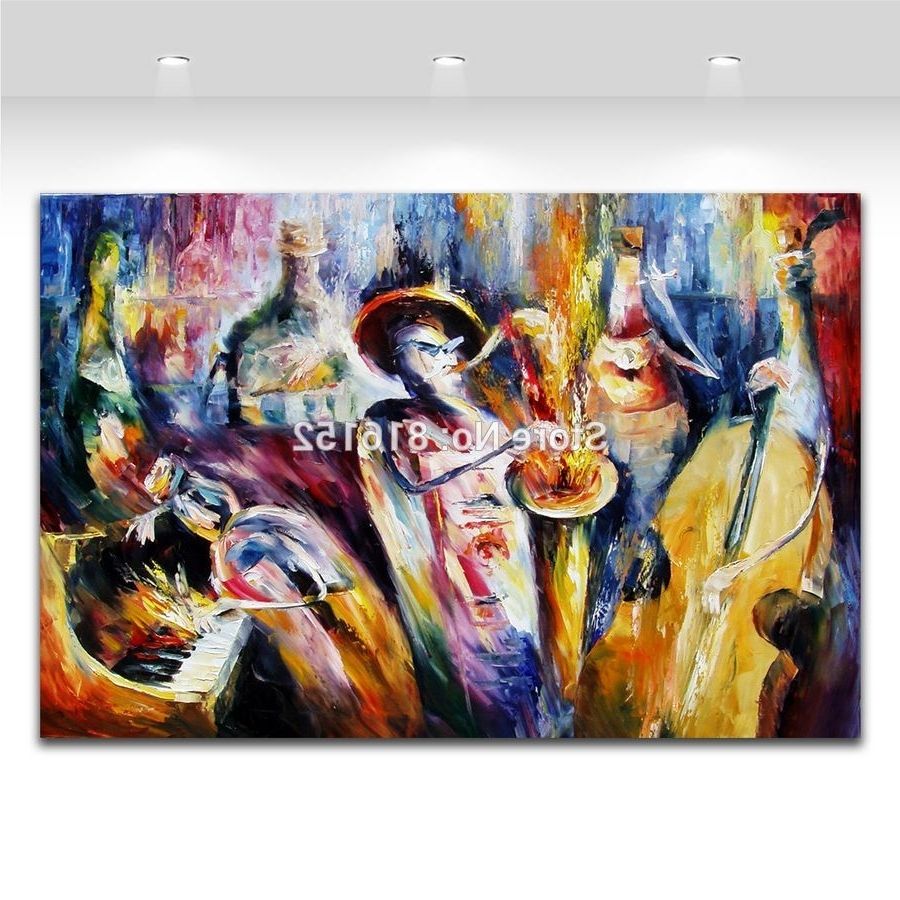 Widely Used Wall Art Ideas Design : Printed On Jazz Wall Art Canvas Premium For Jazz Canvas Wall Art (View 1 of 15)