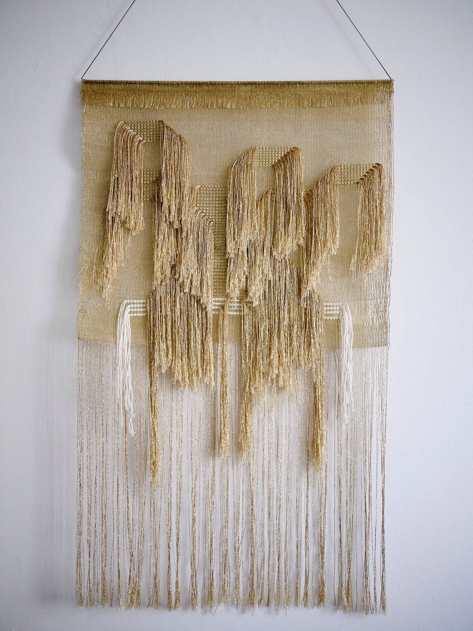 Woven Fabric Wall Art In Most Current Weaving Justine Ashbee For Native Line (View 1 of 15)