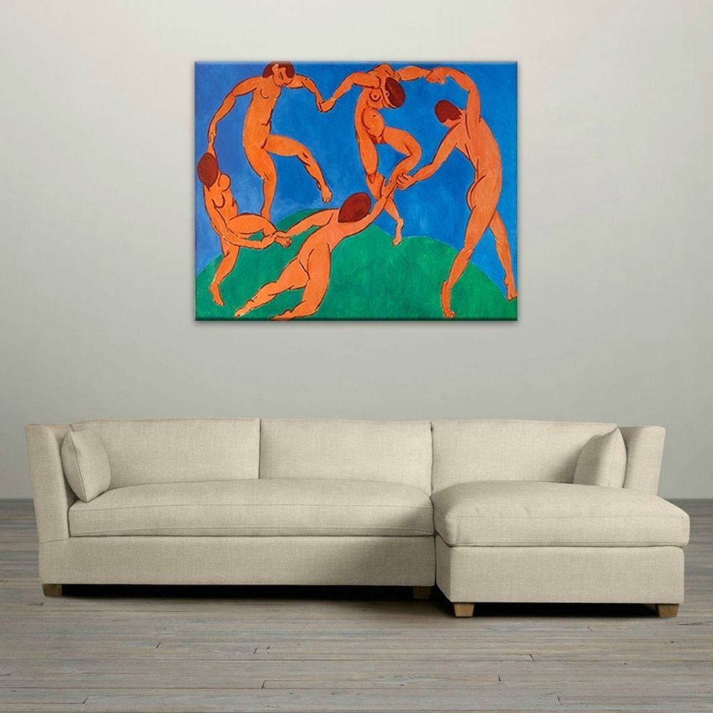 2018 Wall Art For Men With Regard To Modern Hand Painted Wall Art Decals Nude Naked Dancing Men Oil (View 13 of 15)