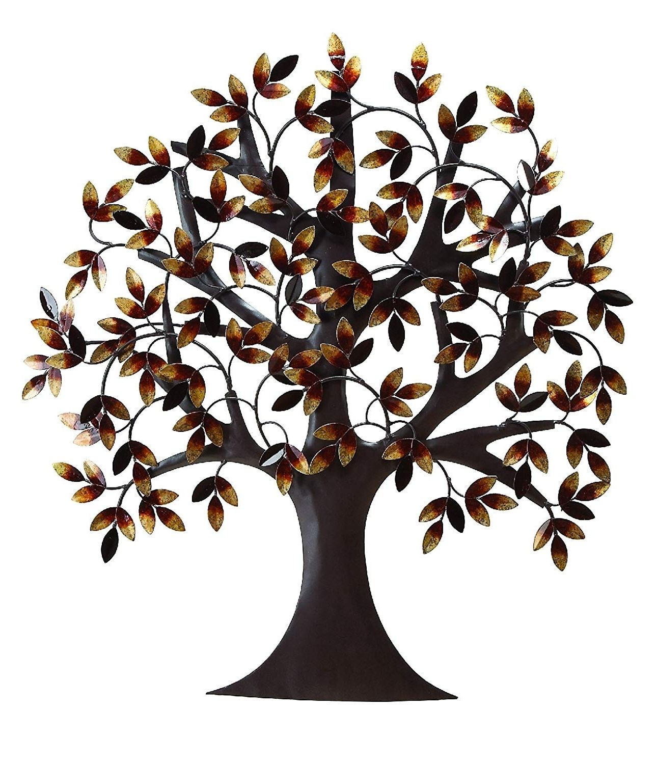 Amazon: Deco 79 13862 Metal Tree Wall Decor 32"h, 31"w: Home For Recent Metal Tree Wall Art (View 1 of 15)