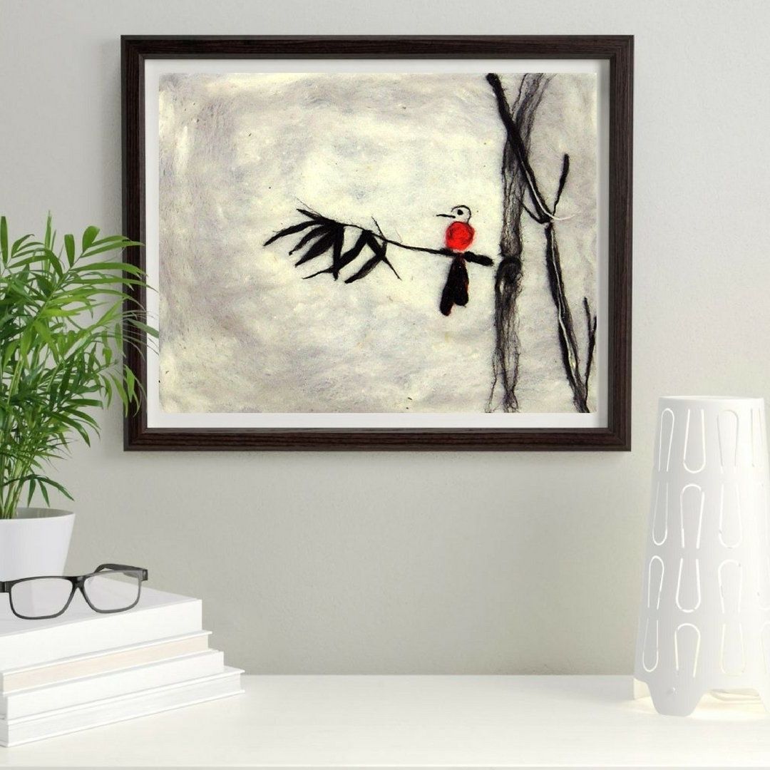 Bamboo Wall Art In Most Recent Bamboo Asian Painting Asian Art Oriental Apartment Decor Japanese (View 14 of 20)