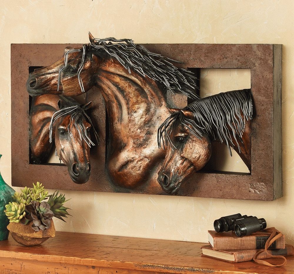 Best And Newest Horse Wall Art Within Wood Horse Wall Art Best 20+ Of 3d Horse Wall Art – Wooden Furnitures (View 10 of 15)