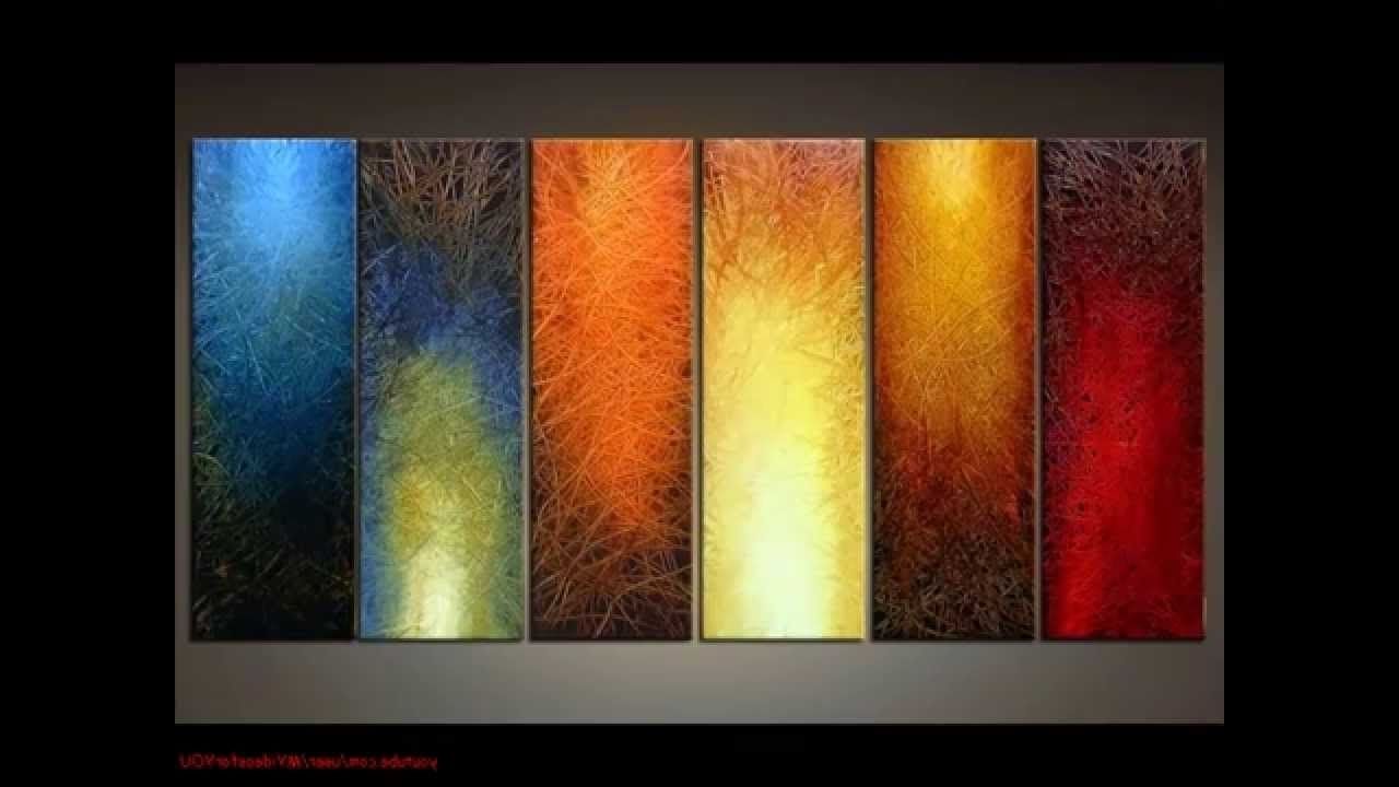 Diy Art Canvas Painting Ideas For Living Room – Youtube Within Current Wall Art Paintings (View 2 of 20)