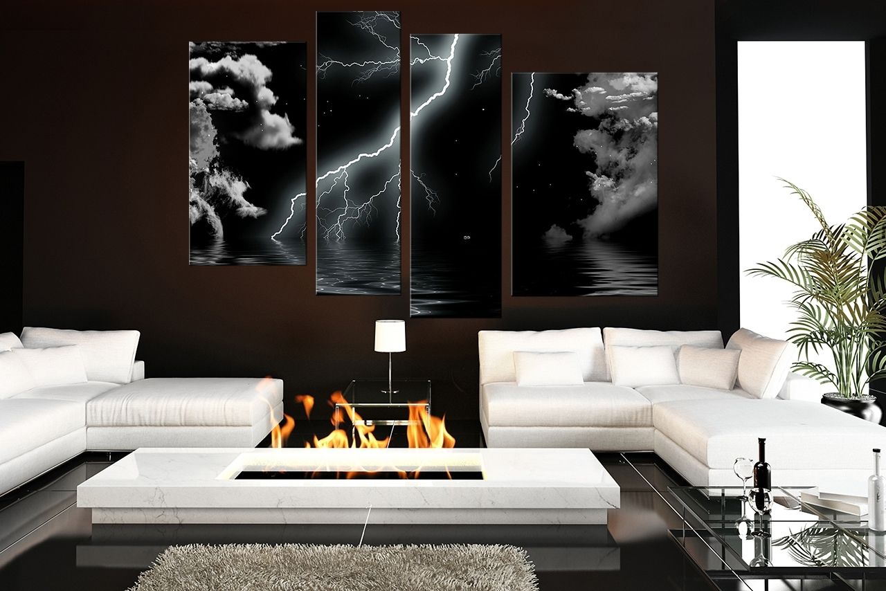 Exquisite Black And White Wall Art 11 Hand Painted Ideas Modern Throughout Well Known Black And White Large Canvas Wall Art (Photo 10 of 20)