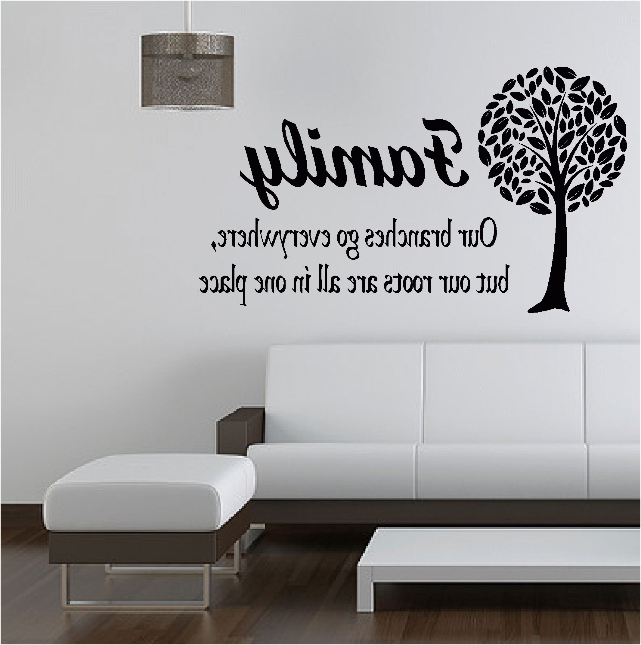 Family Tree Like Branches Vinyl Art Sticker Bedroom Lounge (View 7 of 15)