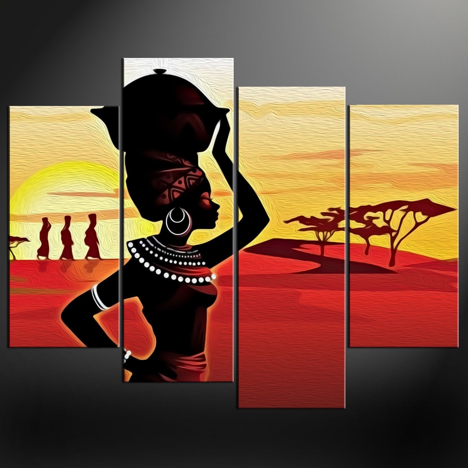 Fashionable African Wall Art In Canvas Print Picture Wall Art (View 4 of 15)