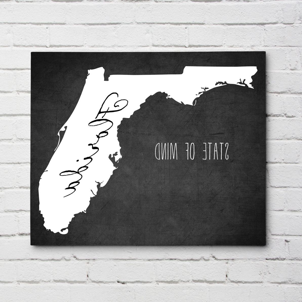 Fashionable Florida Wall Art Excellent State Print – Mycraftingbox In Florida Wall Art (View 1 of 20)