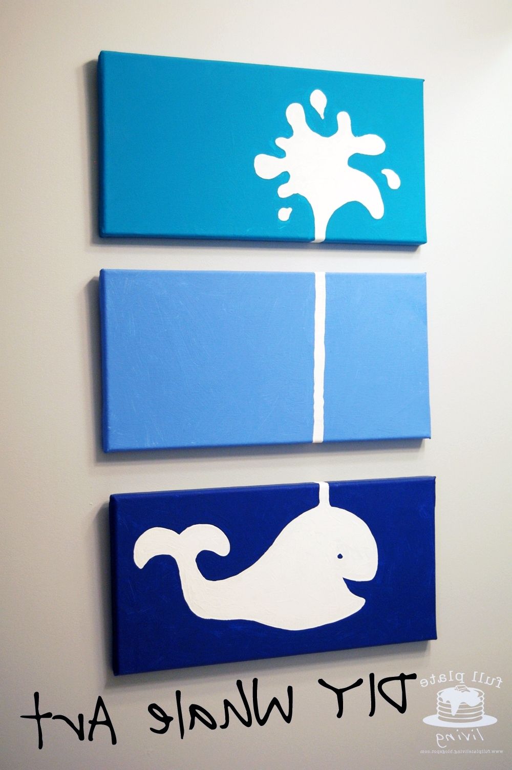 Favorite Whale Canvas Wall Art Intended For Whale Of A Project (View 5 of 20)